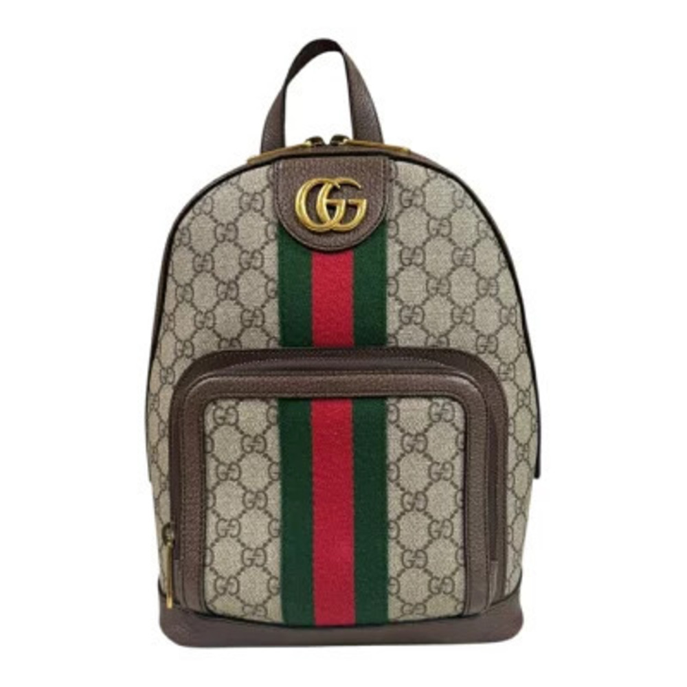 Gucci Backpack Rucksack Daybag Ophidia Rucksack Daypack GG Supreme Canvas